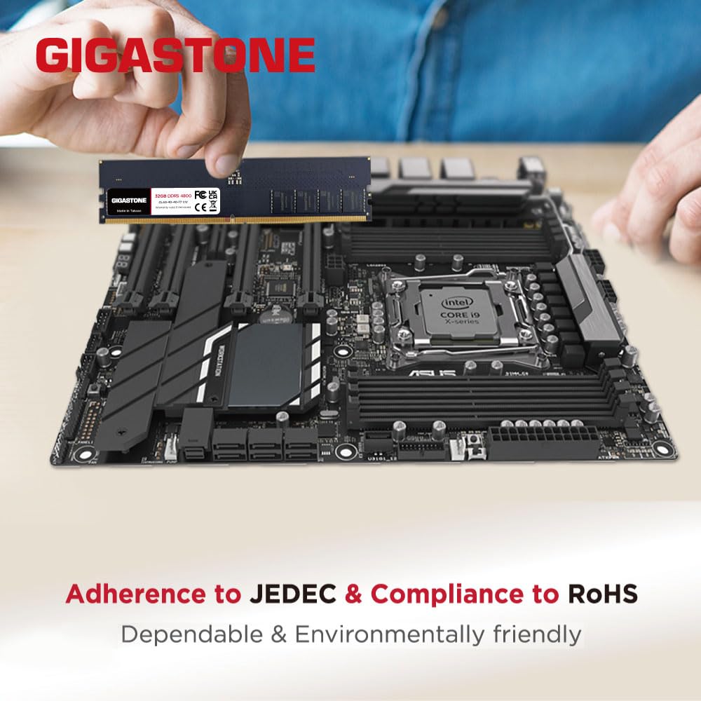 Amazon.co.jp: 【メモリ DDR5】GIGASTONE 32GBx1枚 (32GB Kit) DDR5